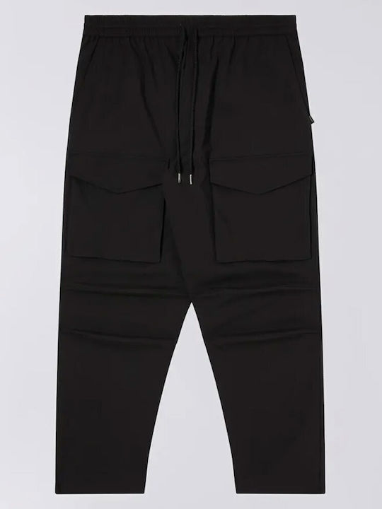 Manoeuvre Hose Cargo Elastisch in Entspannter Passform Schwarz