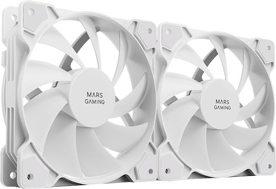 MFPROX2W Gehäuselüfter 120mm mit Weiß Beleuchtung 1Stück Weiß