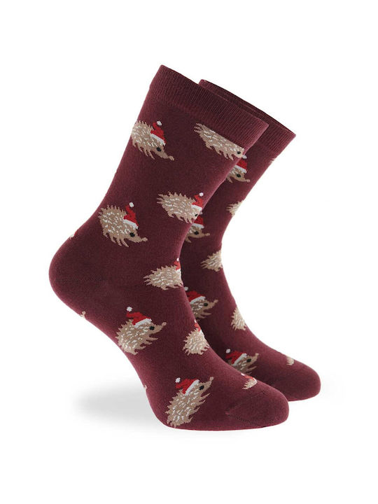 Walk Women's Christmas Socks BORDO