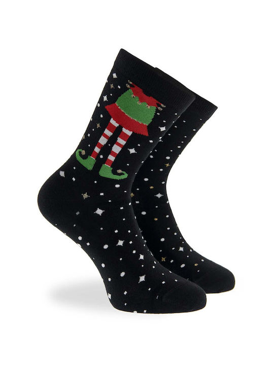 Walk Women's Christmas Socks BLACK