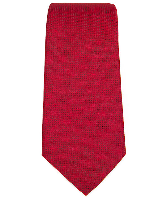 Donini Uomo Exclusive Ανδρική Γραβάτα Συνθετική Μονόχρωμη σε Κόκκινο Χρώμα