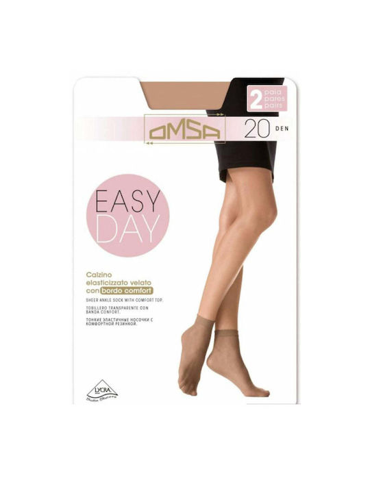 Omsa Easy Day Women's Socks 20 Den CARAMELLO 4059-011