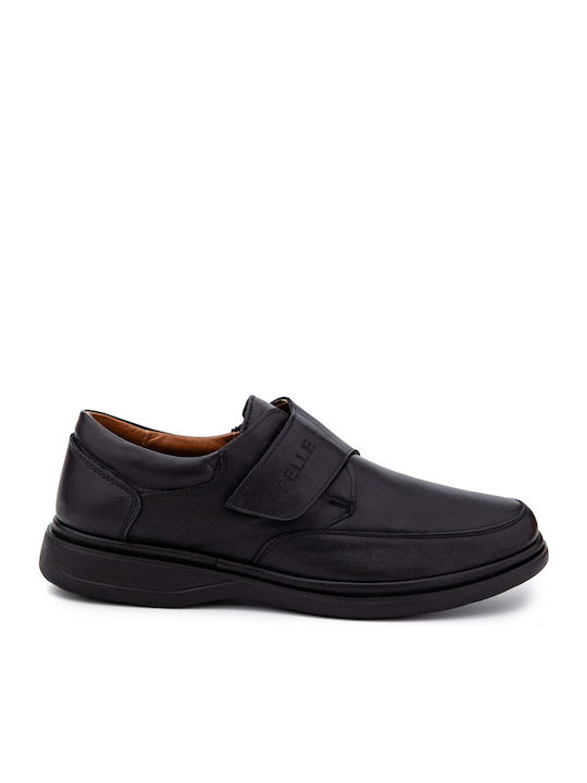 Leder Herren Mokassins in Schwarz Farbe