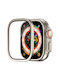 2 Metallhülle in Beige Farbe für das Apple Watch Ultra 49mm