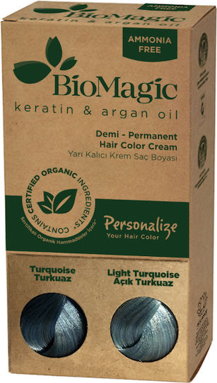 BioMagic Vopsea Pentru Păr Fără Amoniac Turcoaz 60ml