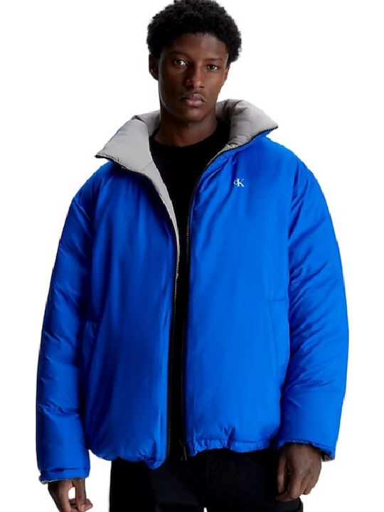 Winter Jacke Puffer Blue