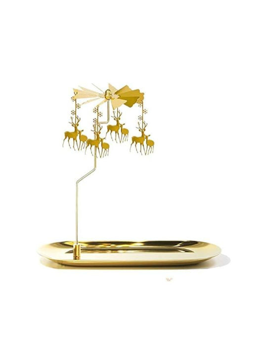 Βαση Candle Holder in Gold Color 1pcs