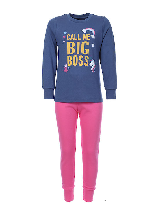 Hugo Boss Pijama pentru copii Albastru