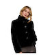 Frauen Pelz BLACK