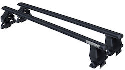 Menabo Roof Bars Metallic (with Roof Rack Legs) Black