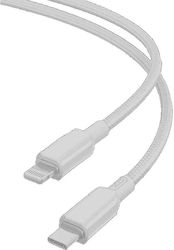 XO NB-Q250A USB-C zu Lightning Kabel 27W Weiß 1m (16.005.0271)