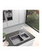 Schock Element 31290 Drop-In Spüle aus Verbundgranulat B86xT50cm Gray