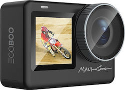 Egoboo X Maui And Sons Eye Pro Action Camera 4K Ultra HD Υποβρύχια (με Θήκη) Μαύρη με Οθόνη 2.33"