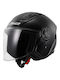 LS2 Airflow Ii Of616 Jet Helmet ECE 22.06 Solid Black