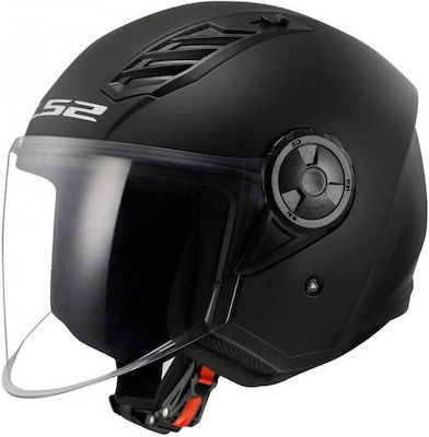 LS2 Airflow Ii Of616 Jet Helmet ECE 22.06 Black Matt