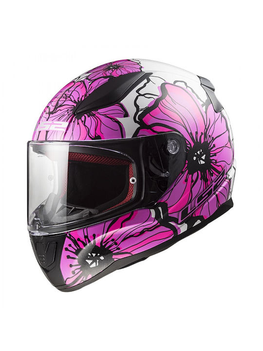 LS2 Ff353 Rapid Ii Helmet ECE 22.06 Poppies Pink