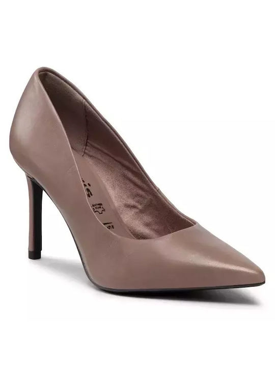 Tamaris Leather Brown High Heels