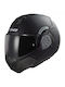 LS2 Ff906 Advant Solid Matt Black Motorradhelm Aufklappbar