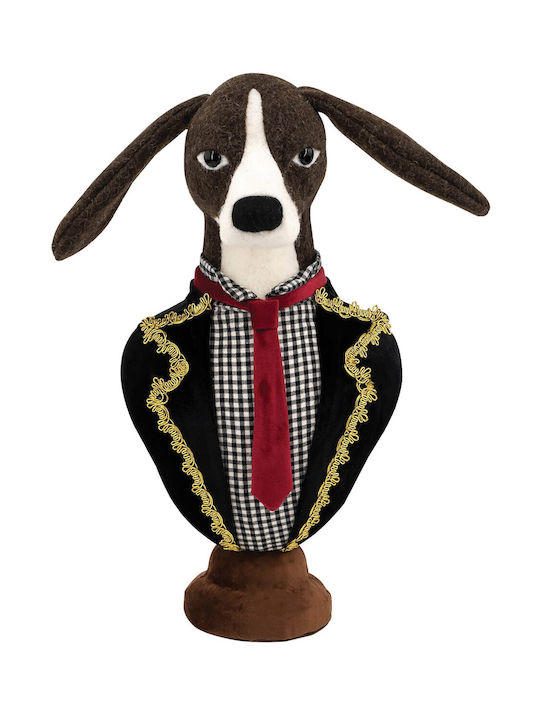 Lianos Christmas Plush Figure Doggy Brown Height 48cm 2pcs