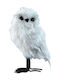 Lianos Christmas Plush Figure Owl White Height 25cm 4pcs