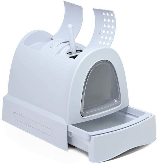 Imac Zuma Cat Toilet Closed with Filter Gray L56 x W40 x H42.5cm