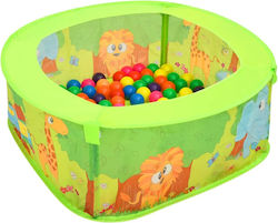 vidaXL Ball Pit Για Παιδιά Με 300 Μπάλες 75x75cm. Multicolored