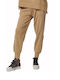 Παντελόνι Φόρμας με Λάστιχο Fleece Mocha brown