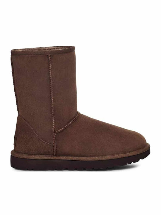 UGG Classic Short II Suede Γυναικείες Μπότες με...
