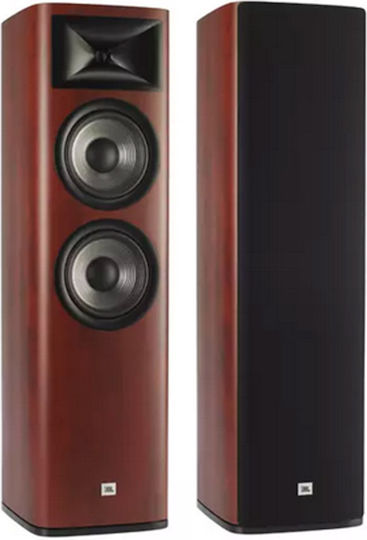 JBL Studio 690 Ζεύγος Ηχείων Hi-Fi Δαπέδου 2.5 Δρόμων Καφέ