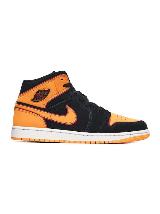 Jordan Air Jordan 1 Mid Se Ανδρικά Μποτάκια Μαύρα