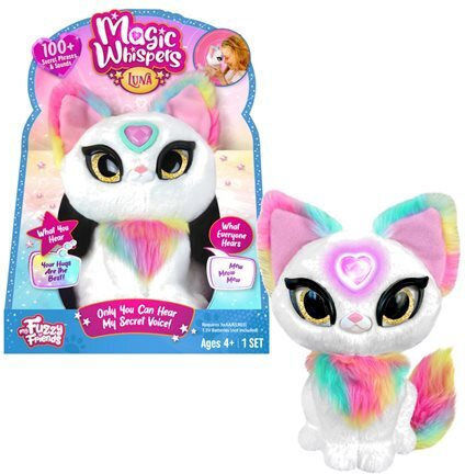 Giochi Preziosi Plush Kitten My Fuzzy Friends Magic Whispers Kitties for 4+ Years 17 cm (Various Designs) 1pc
