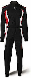 Speed Racewear Cordura Atlanta CS-3 Pentru bărbați Costum Pilot Kart Black / White / Red