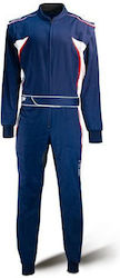 Speed Racewear Detroit HS-3 Pentru bărbați Costum Pilot Kart Blue / Red / White