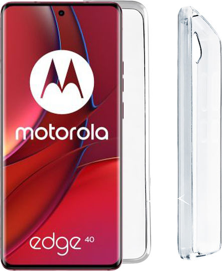 Volte-Tel Slimcolor Air Back Cover Silicone Transparent (Motorola Edge 40 Pro)