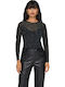Women's Blouse Long Sleeve Black