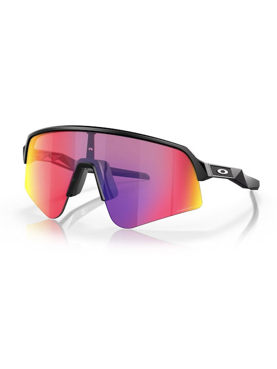 Oakley Sutro Lite Sweep Sunglasses with Black Plastic Frame and Multicolour Mirror Lens OAK0530