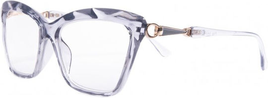 Frog Optical Ochelari de citit +3.00 în culoarea Argintiu