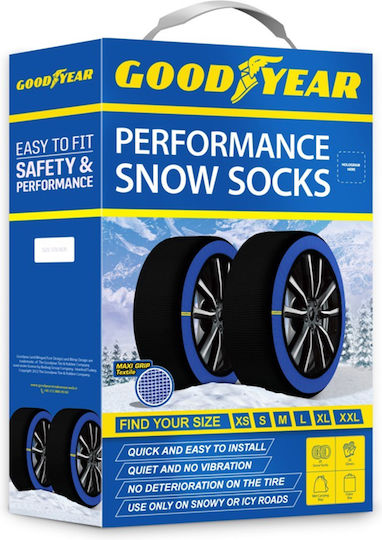 Goodyear Αντιολισθητικές Χιονοκουβέρτες Medium Επιβατικού Αυτοκινήτου 2τμχ