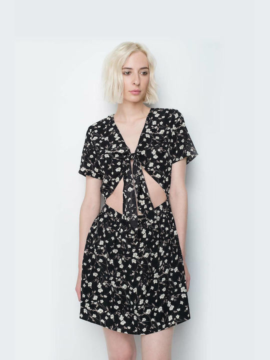 Glamorous Mini Rochie de Seară Negru