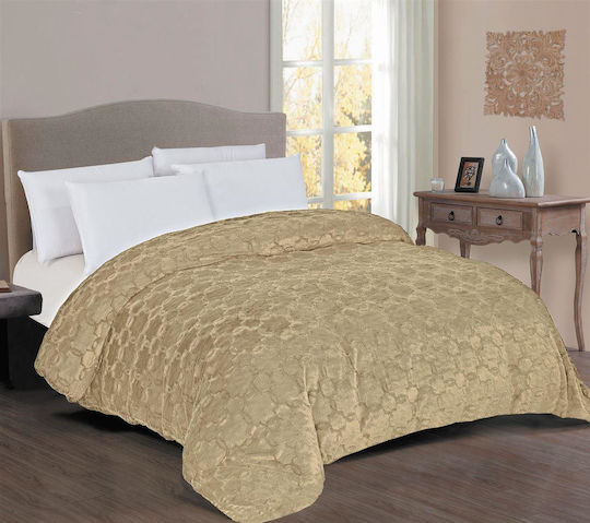 Dimcol Bettbezug Einzel 160x220cm 1830 Beige