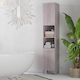 Kleankin Floor Bathroom Column Cabinet L30xD32xH172.5cm Blue