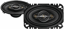 Pioneer Car Speaker Set 6" with 210W RMS (4 Way)