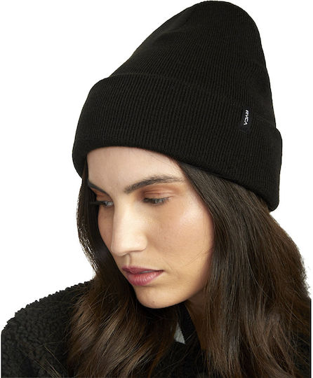 Beanie Unisex Beanie Knitted in Black color