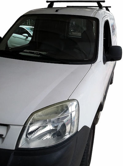 Menabo Car Roof Bars Steel for Citroen Berlingo 1996-2010 Set with Roof Rack Legs Silver