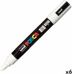 BigBuy Permanent Marker White 1pcs