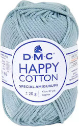 DMC Happy Cotton Turquoise Knitting Yarn 20g