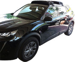 HandiWorld Μπάρες Οροφής Φουσκωτές για Peugeot 2008 (Σετ με πόδια) Ασημί
