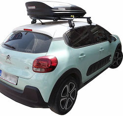 Menabo Roof Bars Metallic (with Roof Rack Legs) Black