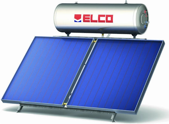 Elco Ηλιακός Θερμοσίφωνας Glass Διπλής Ενέργειας 6τ.μ. Επιλεκτικός
