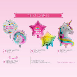 Set of 5 Balloons Stars 32cm